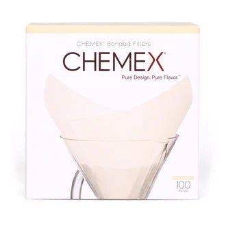 Chemex Papier Filter FS - 100 | weiß, quadratisch gefaltet | 6 - 10 Tassen - CA Händlerportal
