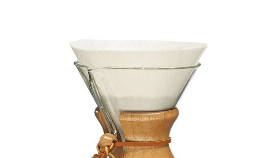 Chemex Papierfilter FC - 100 | weiß, rund, gefaltet | für 6 - 10 Tassen Kaffee - CA Händlerportal